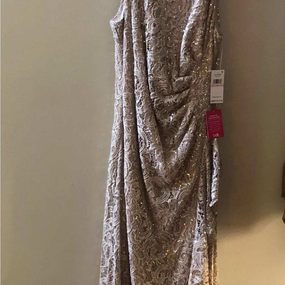 Elegant Lace Evening Dress MOB /MOG Size 10 NWT - Picture 1 of 9